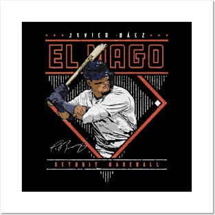 javier baez diamond name Posters and Art